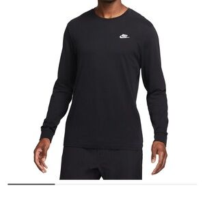 NWT Nike Men's Navy blue  Long Sleeve Shirt